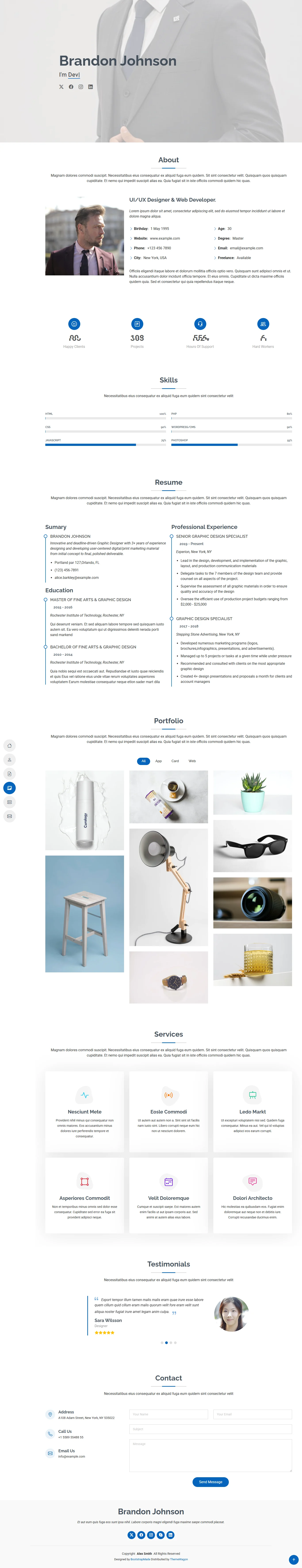 Selected Webversa project preview