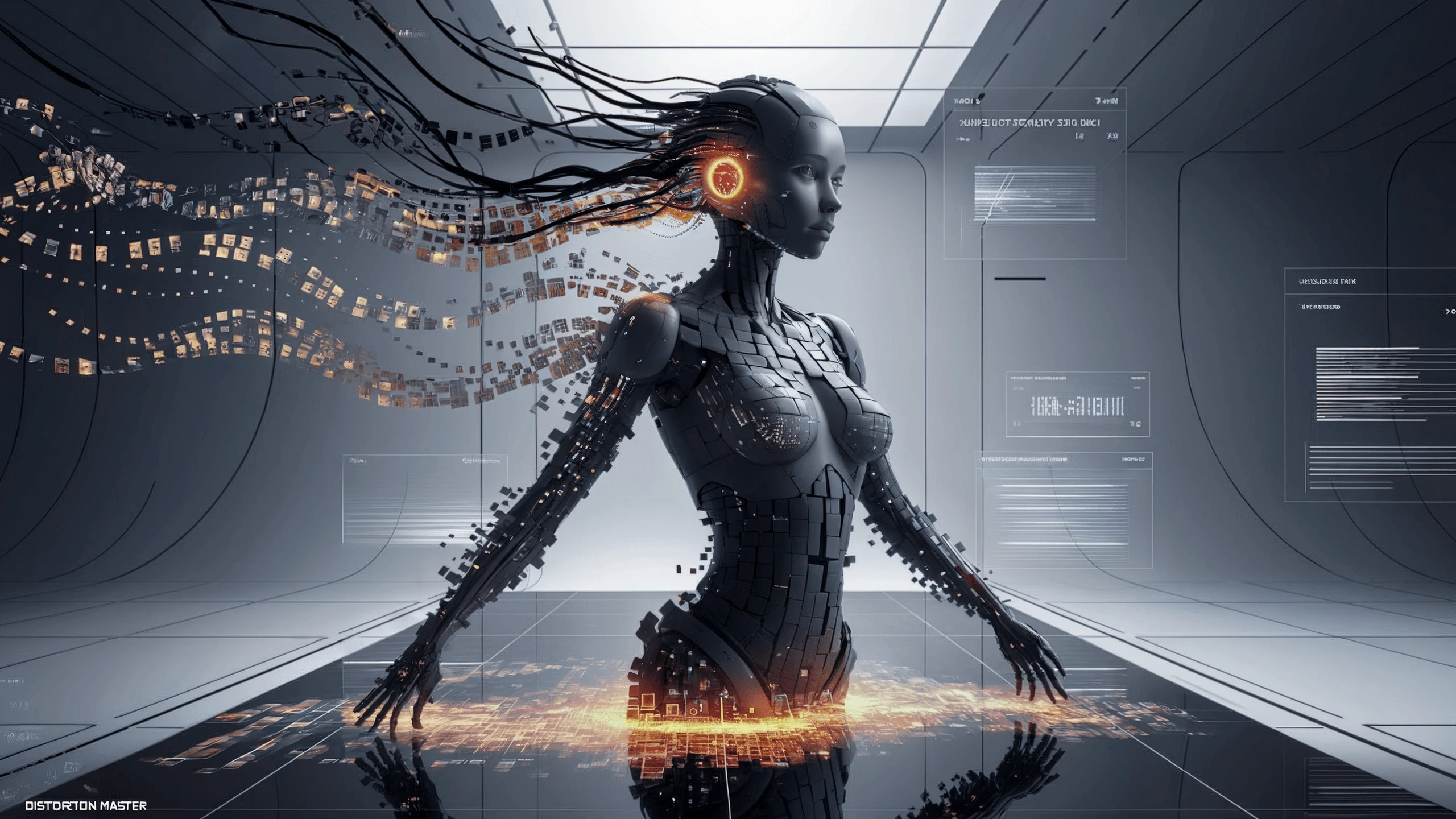 AI robot overlay